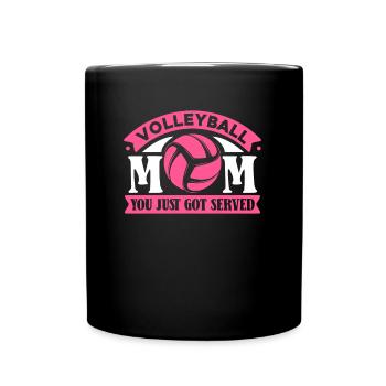 Volleyball Volleyball Player Volleyball Mama - Mug uni - noir - Devant