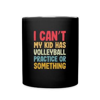 Volleyball Volleyball Player Volleyball Mama - Mug uni - noir - Devant