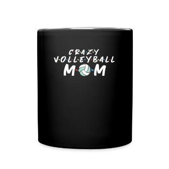 Volleyball Volleyball Player Volleyball Mama - Mug uni - noir - Devant