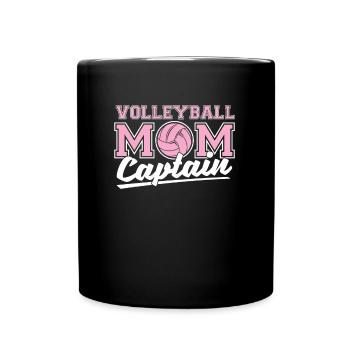 Volleyball Volleyball Player Volleyball Mama - Mug uni - noir - Devant