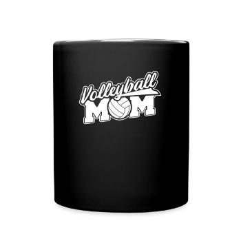 Volleyball Volleyball Player Volleyball Mama - Mug uni - noir - Devant