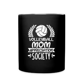 Volleyball Volleyball Player Volleyball Mama - Mug uni - noir - Devant