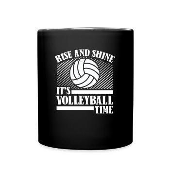 Volleyball Volleyball Player Volleyball Mama - Mug uni - noir - Devant