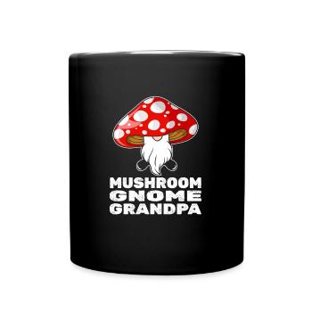 Mushroom pickers Mushrooms Mushroom dwarf - Full Colour Mug - black - Front