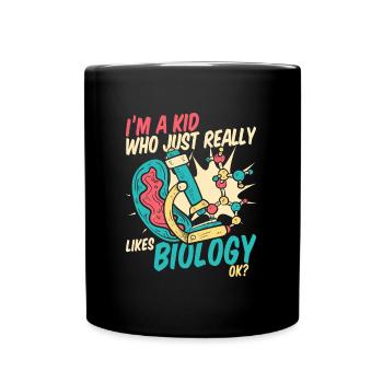 Biology Biologist Children Biology - Full Colour Mug - black - Front