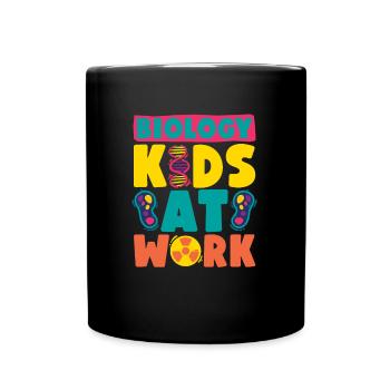 Biology Biologist Children Biology - Full Colour Mug - black - Front