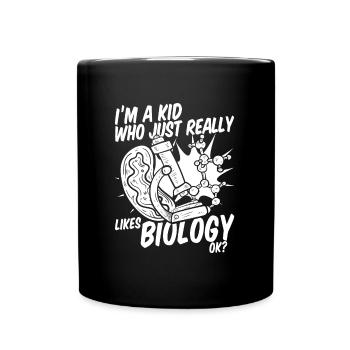 Biology Biologist Children Biology - Full Colour Mug - black - Front
