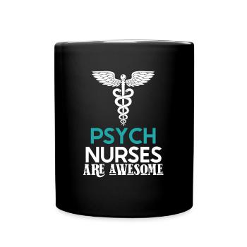 Infirmier - Mug uni - noir - Devant