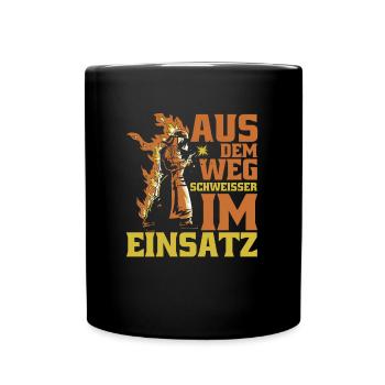 Schmied Metallbauer Schlosser - Tasse einfarbig - Schwarz - Vorne