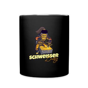 Schmied Metallbauer Schlosser - Tasse einfarbig - Schwarz - Vorne