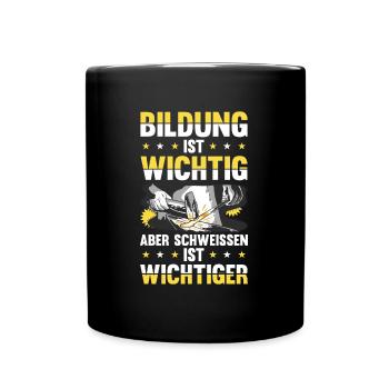 Schmied Metallbauer Schlosser - Tasse einfarbig - Schwarz - Vorne