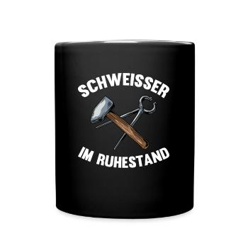 Schmied Metallbauer Schlosser - Tasse einfarbig - Schwarz - Vorne