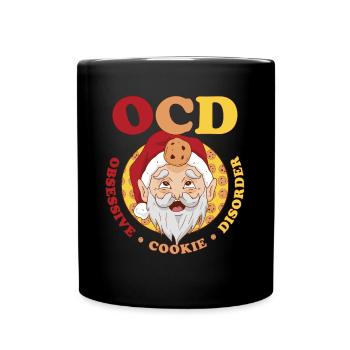 TOC obsessionnel Cookie Disorder Cookie Gift - Mug uni - noir - Devant