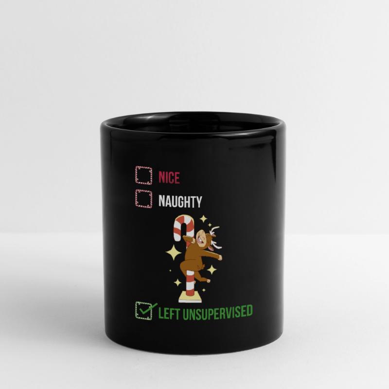 Left Unsupervised Unartig oder nett Geschenk Tasse einfarbig