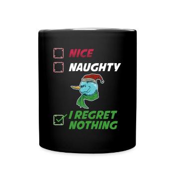 Je ne regrette rien de cadeau coquin ou mignon - Mug uni - noir - Devant