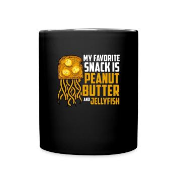 Marine Biologist Marine Biology Jellyfish - Full Colour Mug - black - Front