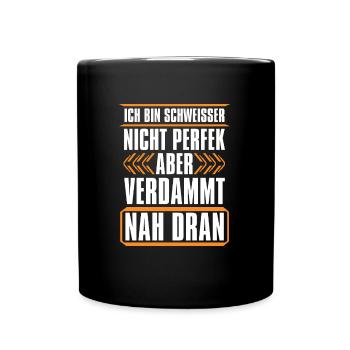 Schmied Metallbauer Schlosser - Tasse einfarbig - Schwarz - Vorne