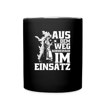 Schmied Metallbauer Schlosser - Tasse einfarbig - Schwarz - Vorne