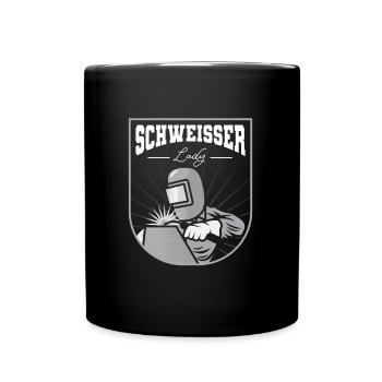 Schmied Metallbauer Schlosser - Tasse einfarbig - Schwarz - Vorne