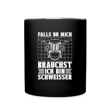 Schmied Metallbauer Schlosser - Tasse einfarbig - Schwarz - Vorne