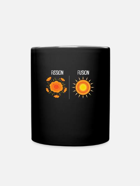 Physics Phyiker Nuclear Physics - Full Colour Mug - black