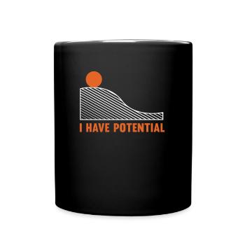 Physics Phyiker Nuclear Physics - Full Colour Mug - black - Front