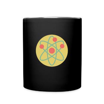 Physics Physics Physics Nuclear Physics - Full Colour Mug - black - Front