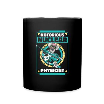 Physics Phyiker Nuclear Physics - Full Colour Mug - black - Front