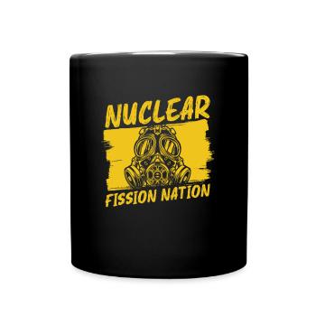 Physics Phyiker Nuclear Physics - Full Colour Mug - black - Front