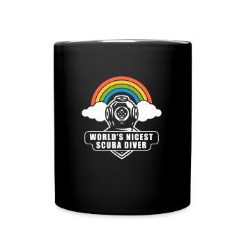 Diving Divers Commercial Diving - Full Colour Mug - black - Front