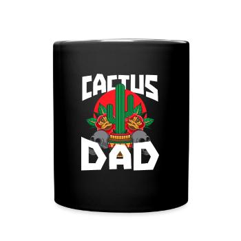 Jardin de cactus - Mug uni - noir - Devant