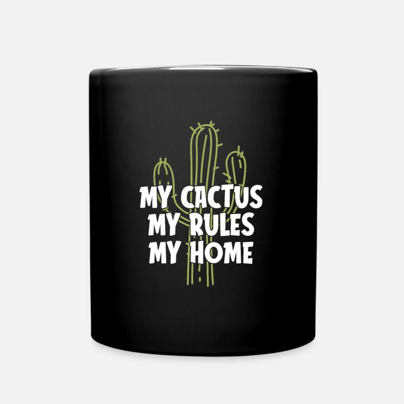 Kaktus Garten Kaktus - Tasse einfarbig - Schwarz