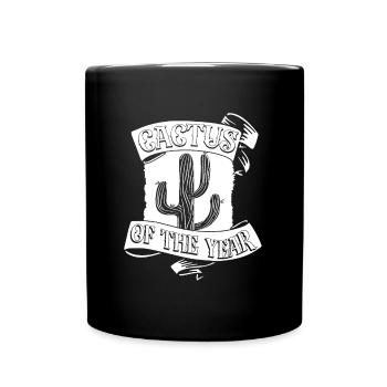 Cactus Garden Drôle - Mug uni - noir - Devant
