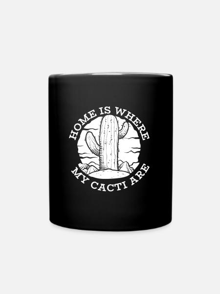 Kaktus Garten Kaktus - Tasse einfarbig - Schwarz