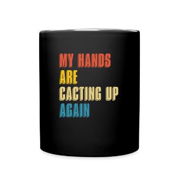 Kaktus Garten Kaktus - Tasse einfarbig - Schwarz - Vorne