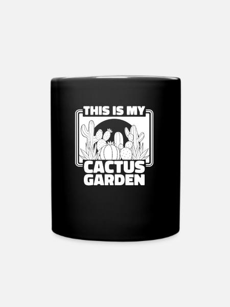 Kaktus Garten Kaktus - Tasse einfarbig - Schwarz