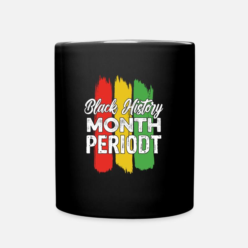 Black History Month Period African Americans - Full Colour Mug - black