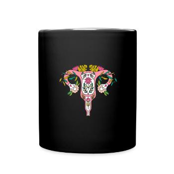 Hysterektomie Hysterektomie - Tasse einfarbig - Schwarz - Vorne