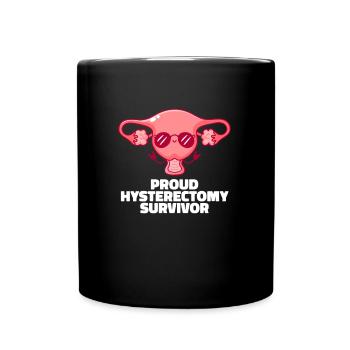 Hysterektomie Hysterektomie - Tasse einfarbig - Schwarz - Vorne