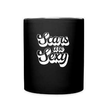 Hysterektomie - Tasse einfarbig - Schwarz - Vorne