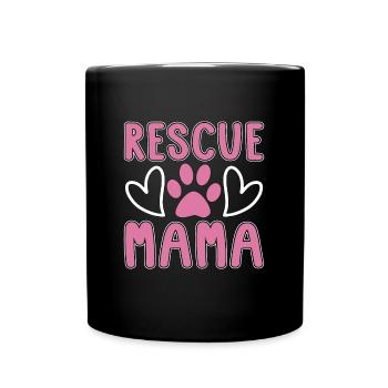 Sauvetage des animaux Mama Adoption Sauveteur d’animaux - Mug uni - noir - Devant