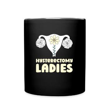 Hysterektomie - Tasse einfarbig - Schwarz - Vorne