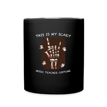 Professeur de musique Professeur de musique Professeur de musique - Mug uni - noir - Devant