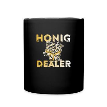 Honig Dealer Honigbiene Bienen Honig Imkerei Imker - Tasse einfarbig - Schwarz - Vorne