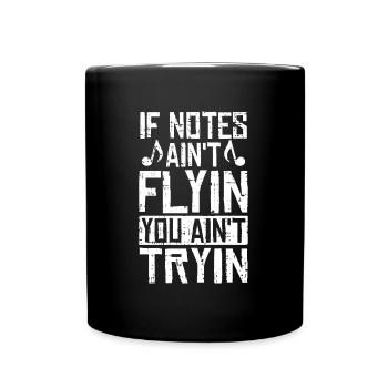 Music teacher Music teacher Komisch Music teacher - Full Colour Mug - black - Front
