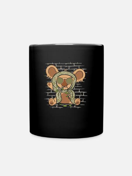 Koalabär Sonnenbrillenschal - Tasse einfarbig - Schwarz