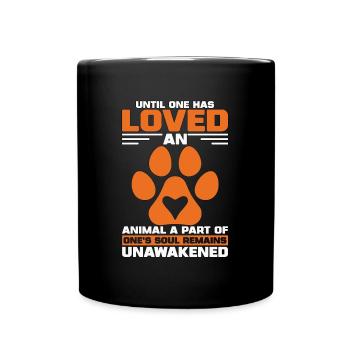 Animal Welfare Until One Has Foster Animal Worker - Tasse einfarbig - Schwarz - Vorne