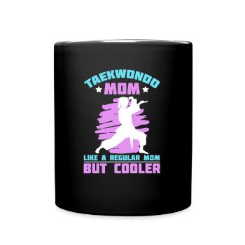 Taekwondo Mama - Mug uni - noir - Devant