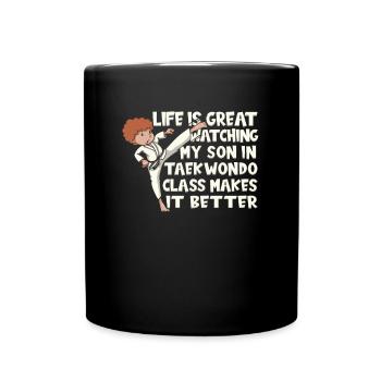 Taekwondo Mama Taekwondo Mama - Full Colour Mug - black - Front