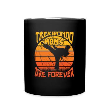 Taekwondo Mama - Mug uni - noir - Devant